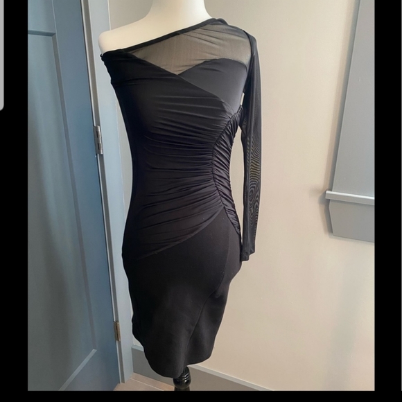 Bebe Kardashian little black dress size xs - Picture 2 of 6